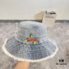 Gucci 2024 Spring New Arrival Denim Fisherman Hat, Unisex Fashion Style