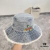 Gucci 2024 Spring New Arrival Denim Fisherman Hat, Unisex Fashion Style