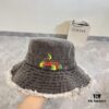Gucci 2024 Spring New Arrival Denim Fisherman Hat, Unisex Fashion Style with Dragon Year Element