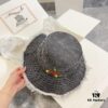 Gucci 2024 Spring New Arrival Denim Fisherman Hat, Unisex Fashion Style with Dragon Year Element