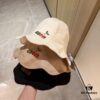 GUCCI Wave-Brim Waterproof Smooth Surface Fisherman Hat 2024 Spring/Summer Collection