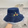 Gucci 2024 Spring New Arrival Denim Fisherman Hat, Unisex Trendy Style with Zodiac Dragon Year Design