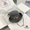 Gucci 2024 Spring New Arrival Denim Fisherman Hat, Unisex Fashion Style