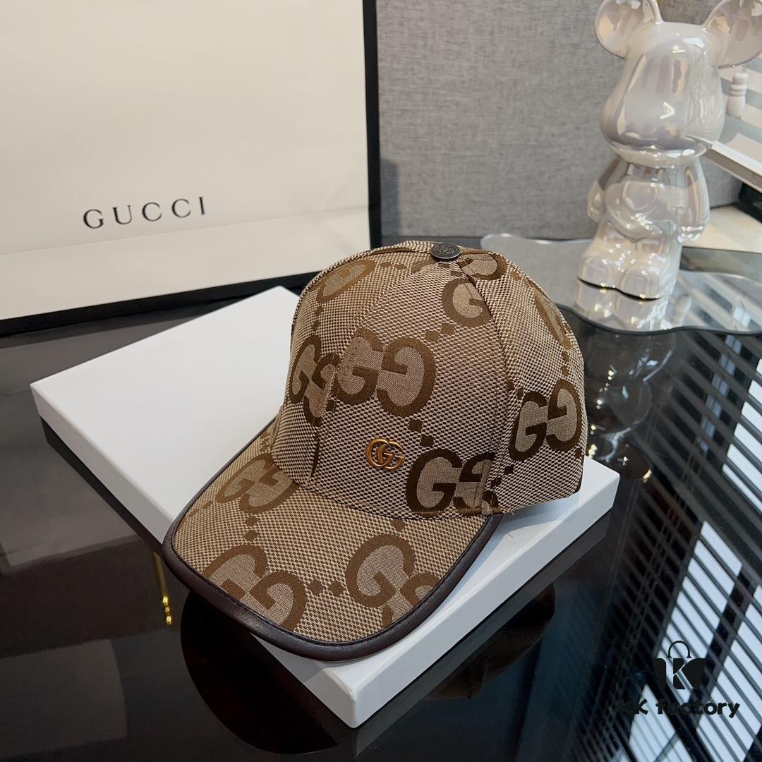 Gucci Baseball Cap, Premium Outdoor Casual Sun Hat, Stylish Unisex Adjustable Snapback
