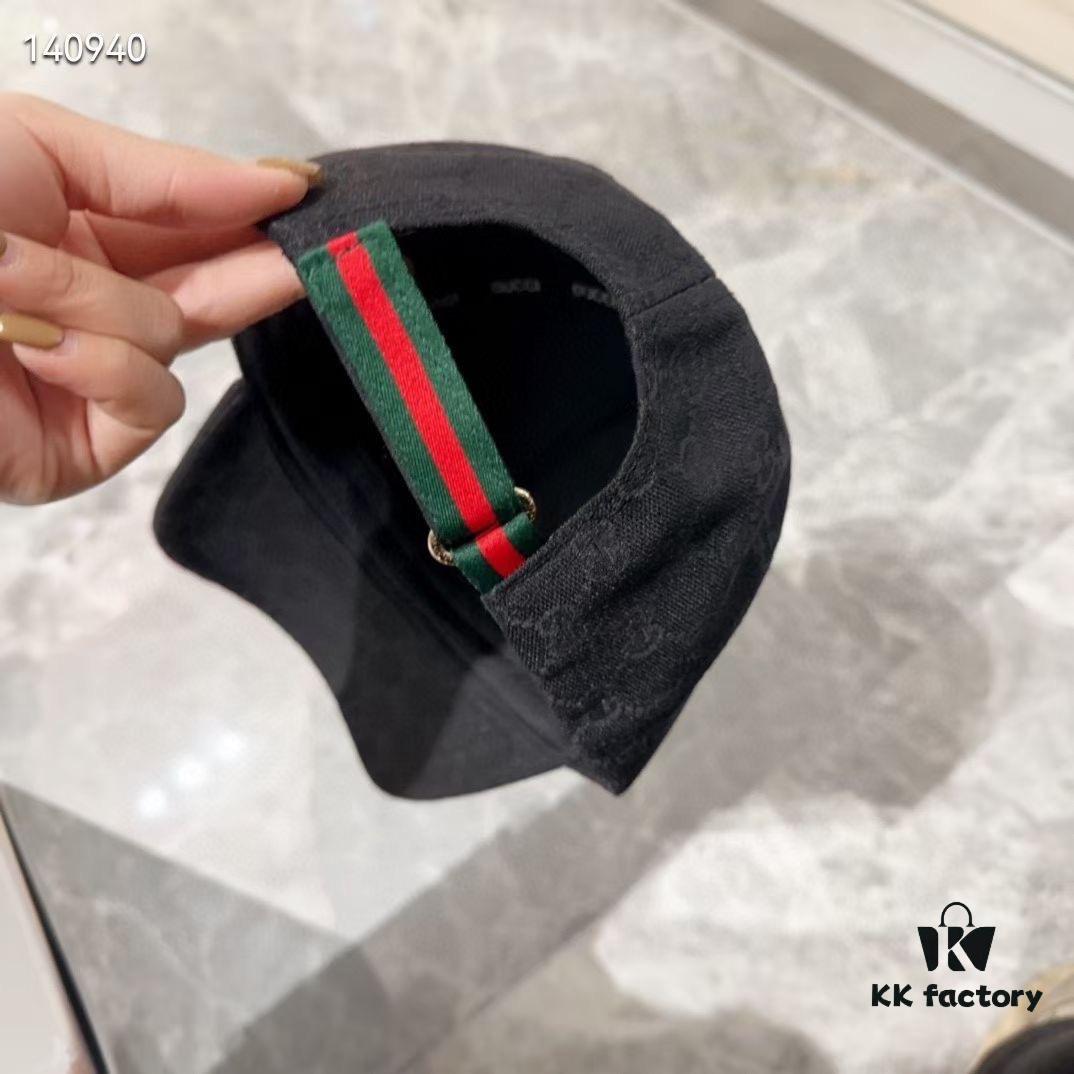 Special Price 💛 Comes with Dust Bag. [GUCCI] 2024 Spring/Summer New Embroidered Baseball Cap, Trendy Fisherman Hat, Knit Cap
