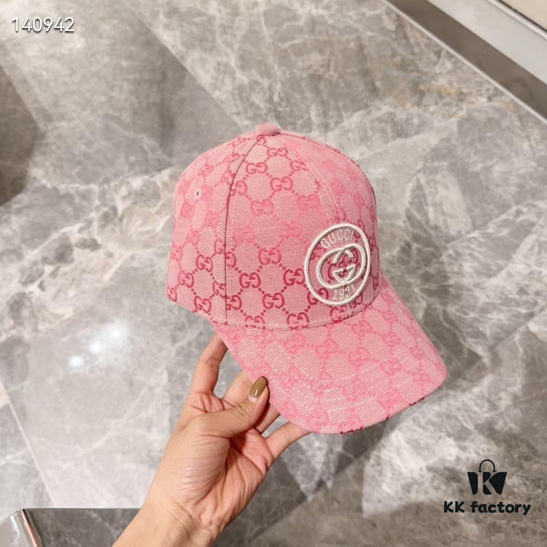 Special Price 💛 Comes with Dust Bag. [GUCCI] 2024 Spring/Summer New Embroidered Baseball Cap, Trendy Fisherman Hat, Knit Cap