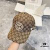 Special Price 💛 With Dust Bag. [GUCCI] 2024 Spring Collection Heavy Embroidered Baseball Cap, Classic Counter Style Unisex Fisherman Cap Knit Hat