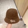 Yellow 💛 Dust Bag Included [Gucci] 2024 New Dome Playful Bucket Hat Fisherman Hat