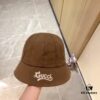 Yellow 💛 Dust Bag Included [Gucci] 2024 New Dome Playful Bucket Hat Fisherman Hat