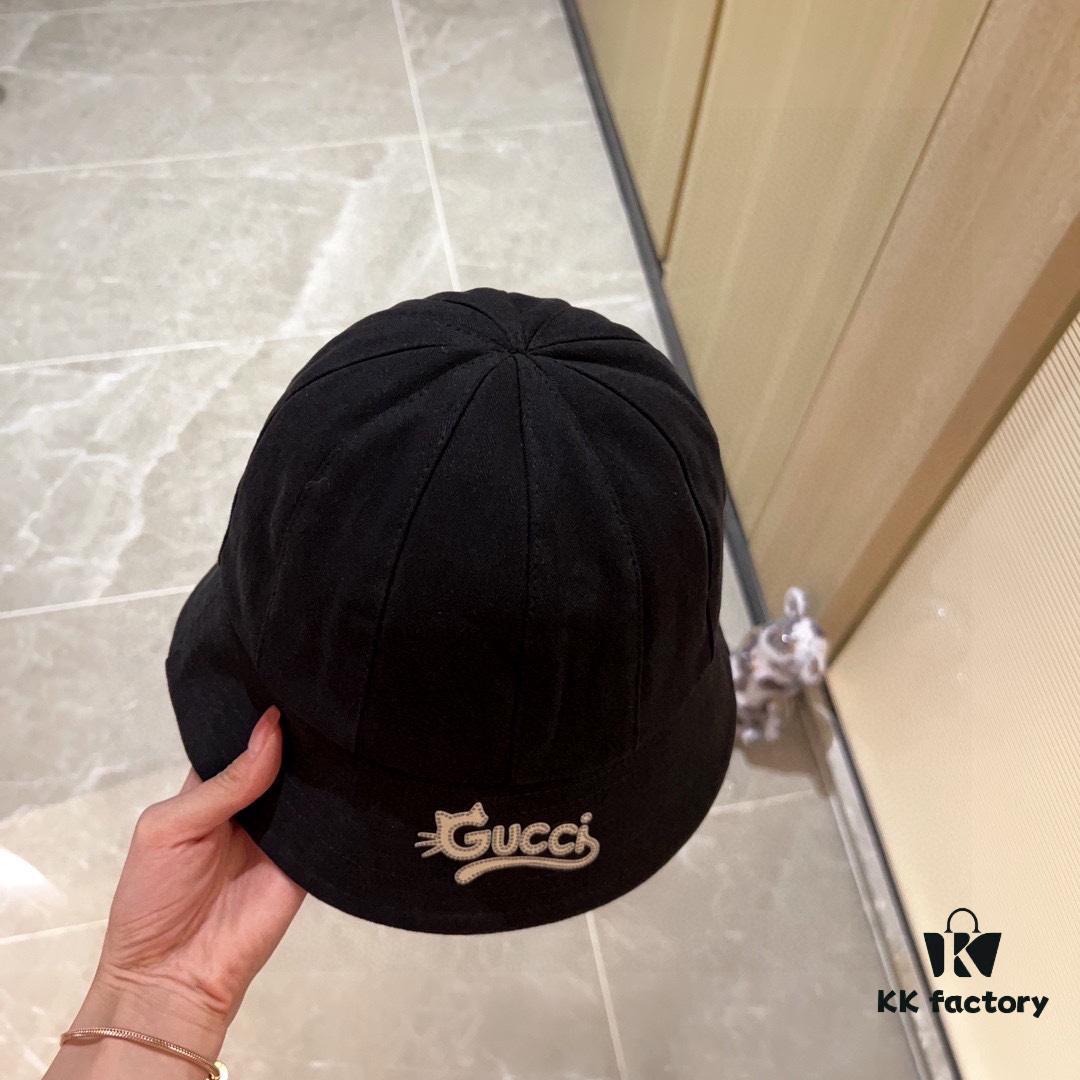 Gucci x Special Dust Bag [Gucci] 2024 New Dome Playful Mini Bucket Hat Fisherman Hat