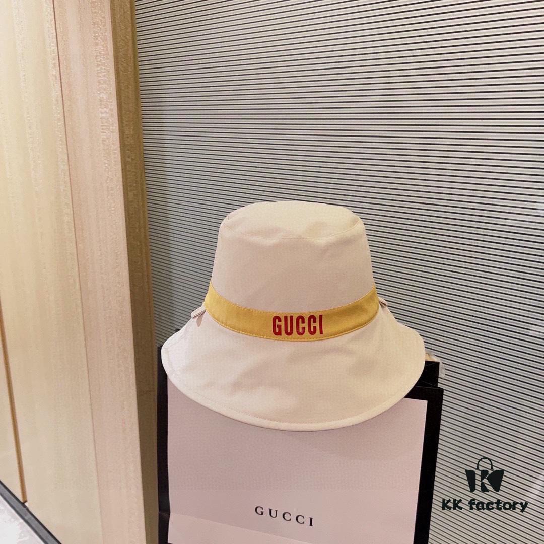 Gucci x Luxe 2024 New Reversible Deer Print Fisherman Hat with Dust Bag