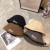 Yellow 💛 Dust Bag Included [Gucci] 2024 New Dome Playful Bucket Hat Fisherman Hat