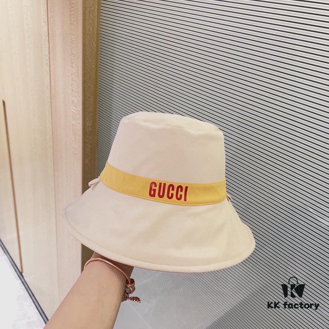 Gucci x Luxe 2024 New Reversible Deer Print Fisherman Hat with Dust Bag