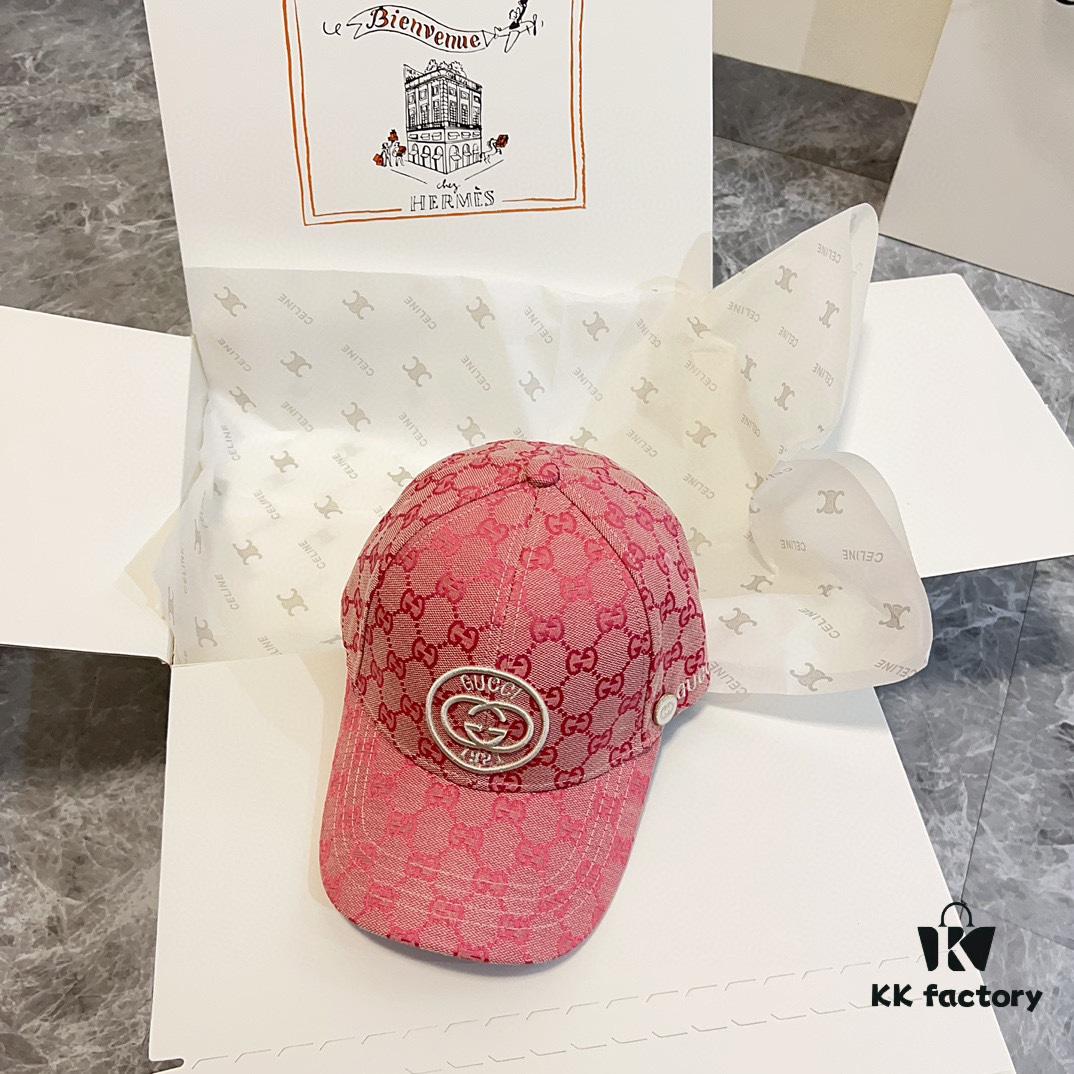 Special Price 💛 With Dust Bag. [GUCCI] 2024 Spring Collection Heavy Embroidered Baseball Cap, Classic Counter Style Unisex Fisherman Beanie