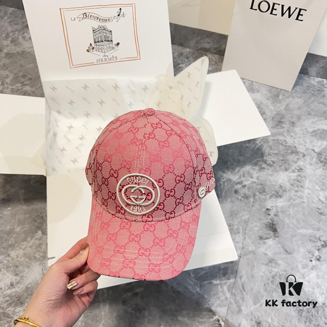 Special Price 💛 With Dust Bag. [GUCCI] 2024 Spring Collection Heavy Embroidered Baseball Cap, Classic Counter Style Unisex Fisherman Beanie