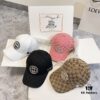 Special Price 💛 Comes with Dust Bag. [GUCCI] 2024 Spring/Summer New Arrival Heavy Embroidered Baseball Cap, Classic Counter Style, Unisex Fisherman Knit Hat