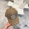 GUCCI Gucci 2024 Spring Collection Heavy Embroidery Baseball Cap, Classic Unisex Style with Dust Bag