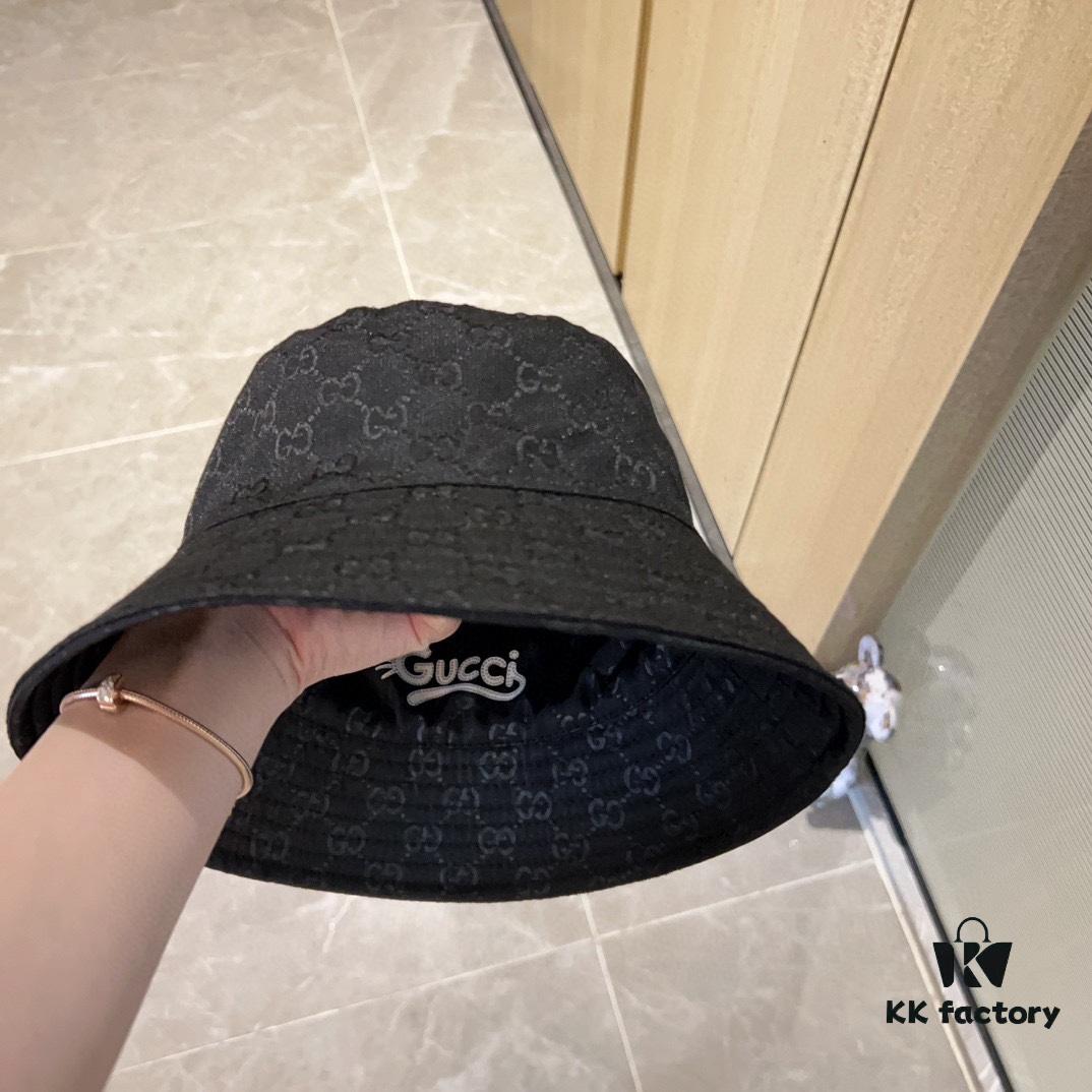 GUCCI 2024 New Arrival Unisex Bucket Hat, Reversible Design, Dust Bag Included