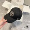Special Price 💛 with Dust Bag. [GUCCI] 2024 Spring Collection Heavy Embroidered Baseball Cap, Classic Counter Style Unisex Fisherman Knit Hat
