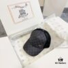 Special Price 💛 Comes with Dust Bag. [GUCCI] 2024 Spring/Summer New Hollow-out Patchwork Baseball Cap, Classic Leather Unisex Hat, Fisherman Cap, Knit Cap
