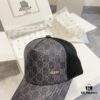 Special Price 💛 Comes with Dust Bag. [GUCCI] 2024 Spring/Summer New Hollow-out Patchwork Baseball Cap, Classic Leather Unisex Hat, Fisherman Cap, Knit Cap