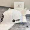 Special Price 💛 With Dust Bag. [GUCCI] 2024 Spring Collection Heavy Embroidered Baseball Cap, Classic Store Model Unisex Fisherman Cap Knit Hat