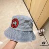GUCCI Unisex Denim Bucket Hat 2024 New Arrival with Dust Bag