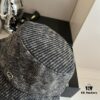 Gucci Striped Fisherman Hat, High-End Custom Fabric, Head Circumference 57cm