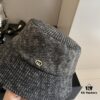 Gucci Striped Fisherman Hat, High-End Custom Fabric, Head Circumference 57cm