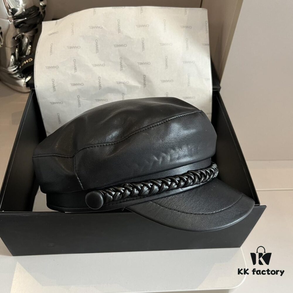 Gucci New Style Peaked Military Cap, Head Circumference 57cm