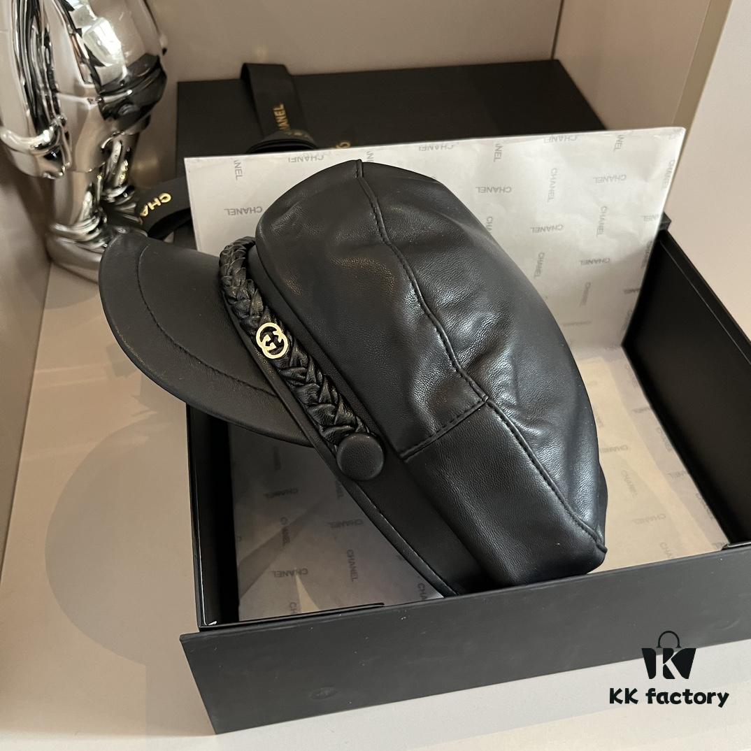 Gucci New Style Peaked Military Cap, Head Circumference 57cm