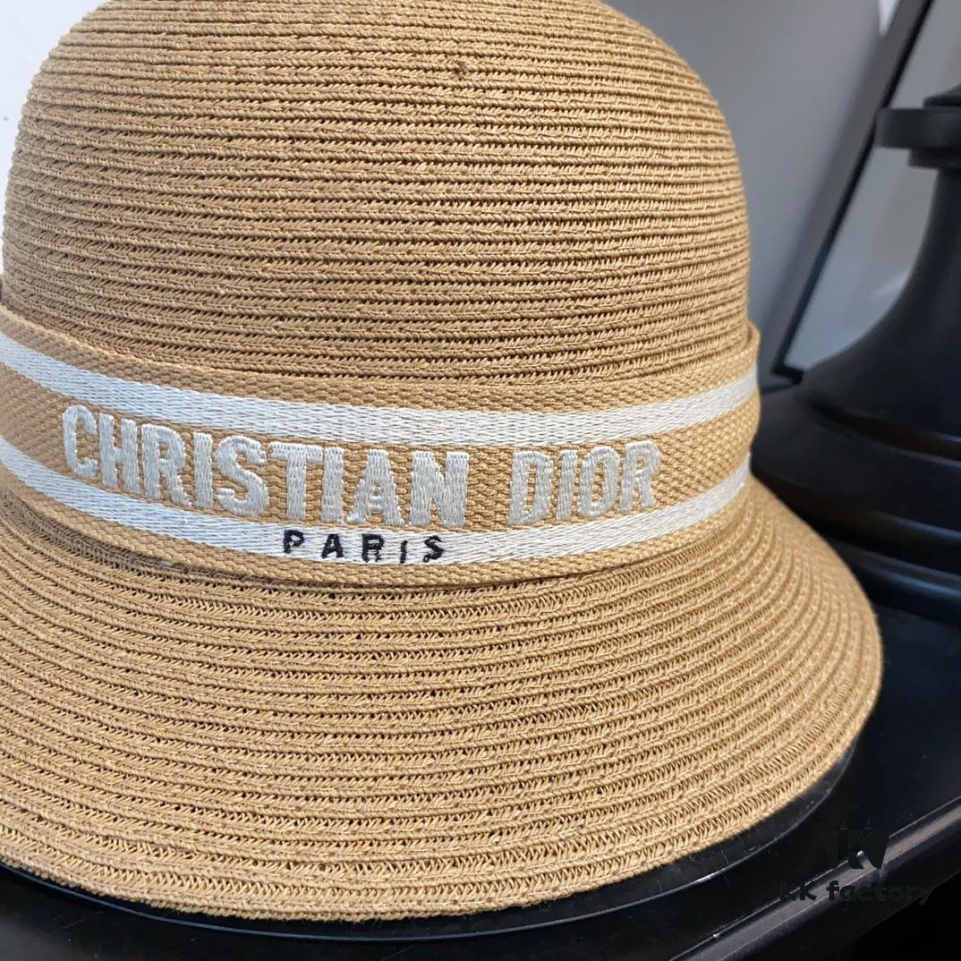 Dior New Bucket Hat with Lettered Webbing