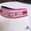 Dior New Embroidered Letter Straw Hat