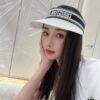 Dior New Embroidered Letter Straw Hat