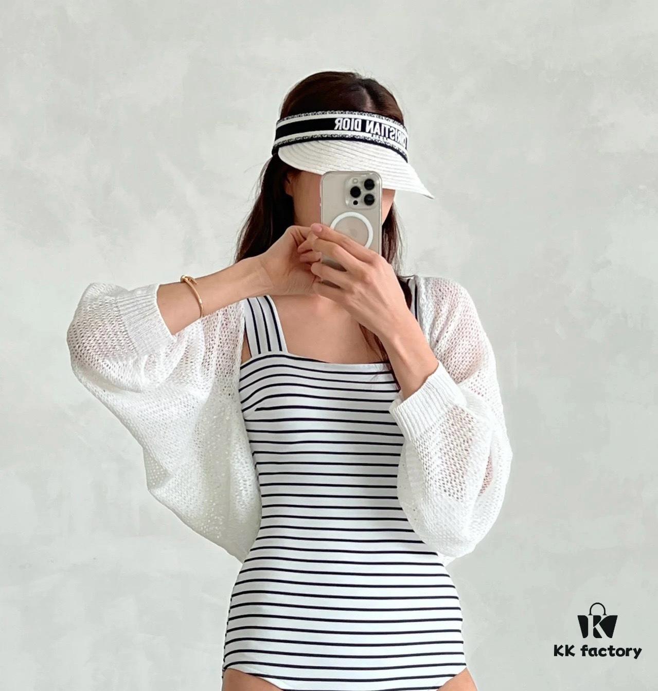 Dior New Embroidered Letter Straw Hat