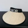 Dior New Embroidered Letter Straw Hat