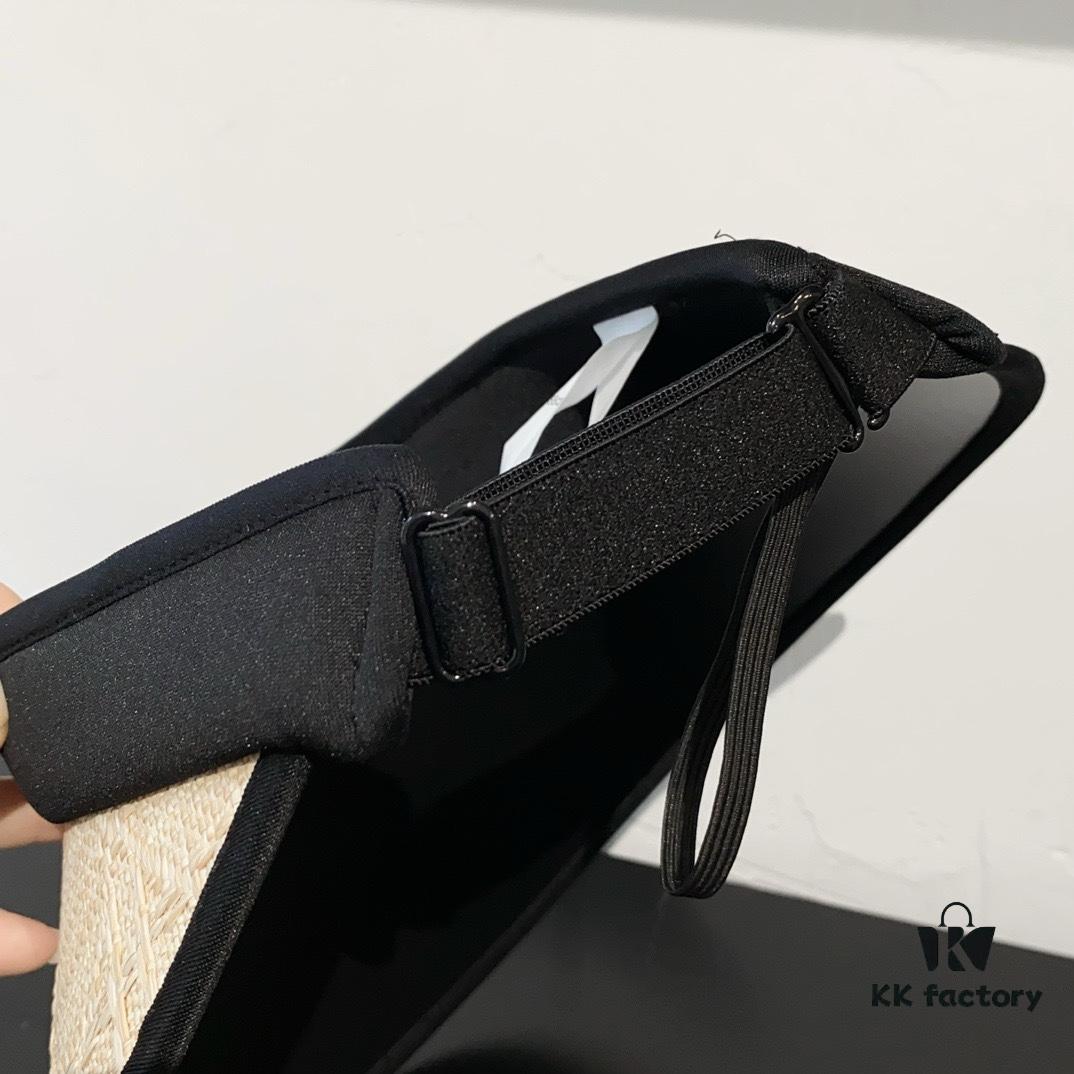 Dior New Embroidered Letter Straw Hat