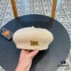 Dior 2024 New Solid Color Women's Beret, Slimming Face Look, Spring and Summer Lightweight Breathable Pumpkin Hat, Artistic and Versatile Painter's Hat