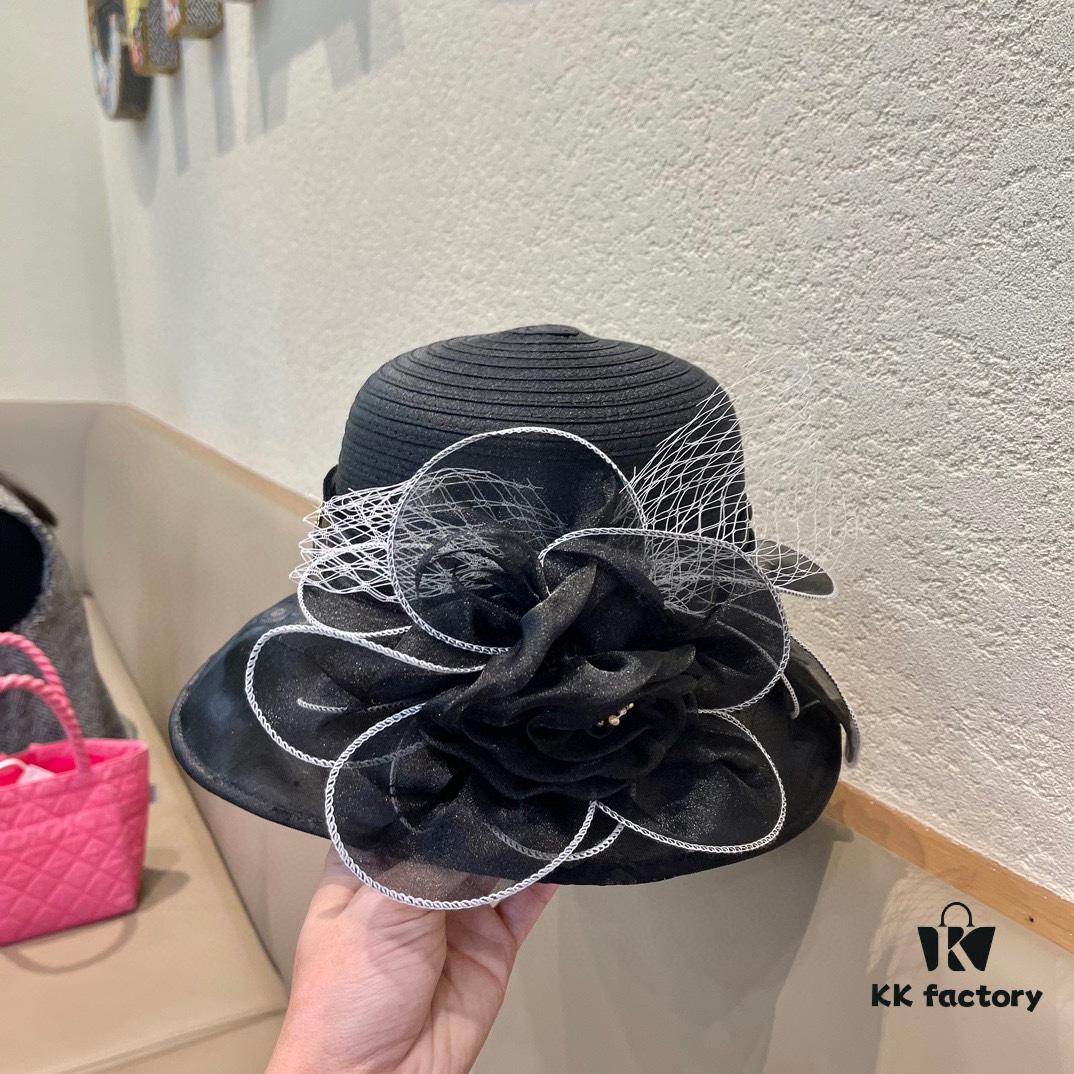 Dior Korean-Style Oversized Fashion Sun Hat for Women, Wide-Brimmed Foldable UV-Protective Outdoor Hat, Versatile Bucket Hat, Baseball Cap, Knit Hat for Summer Travel