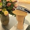 Authentic DIOR Summer Straw Sun Hat – A Must-Have for Stylish Women