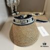 Authentic DIOR Summer Straw Sun Hat – A Must-Have for Stylish Women