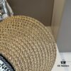 Authentic DIOR Summer Straw Sun Hat – A Must-Have for Stylish Women