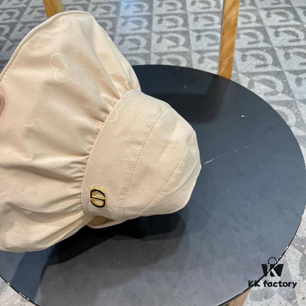 Dior Korean-style New Colorful Gel Sun Hat for Women, Fresh Floral Breathable Open-top Travel Vacation Sun Hat, Fisherman Hat, Baseball Cap, Knit Hat