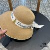 DIOR 2024 New Arrival Fashion Straw Hat, Super Popular Bell-Shaped Design, Stylish and Versatile for Any Outfit