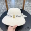 Dior 2024 New Arrival Fashion Straw Hat, Super Popular Bell-Shaped Design, Stylish and Versatile – A Must-Have for Travel