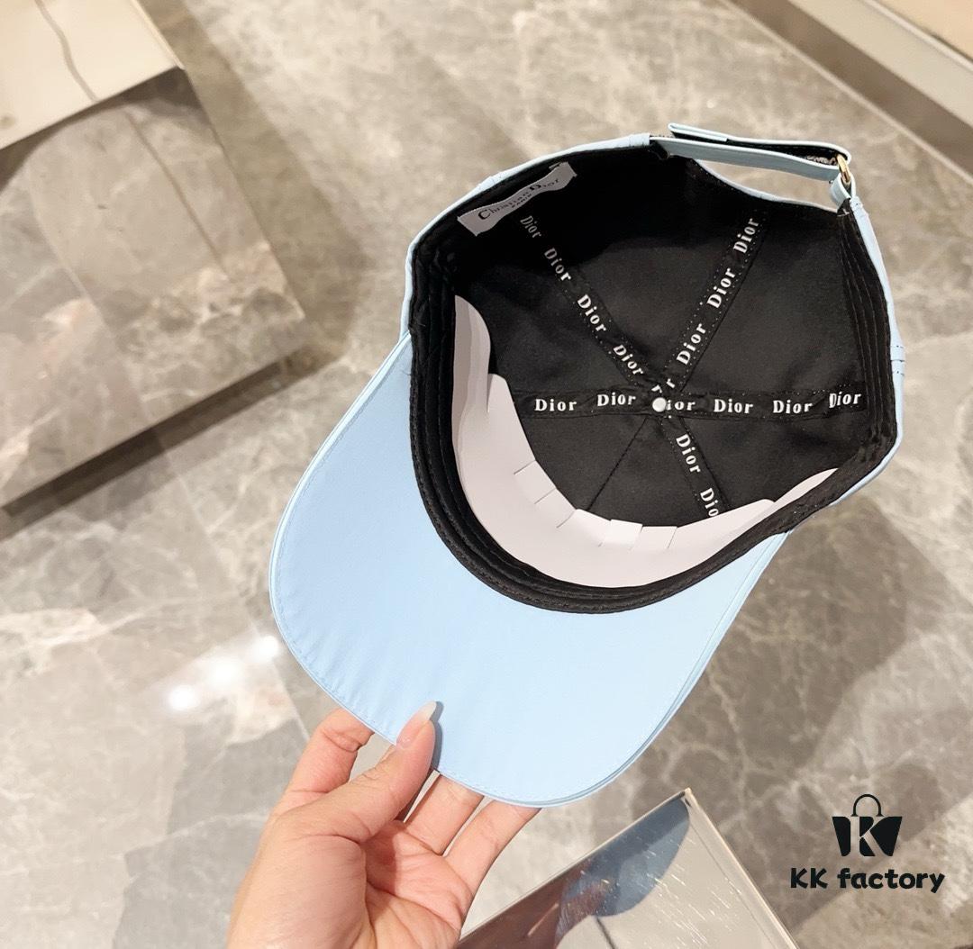 Dior Spring Summer Vintage Print Baseball Cap Knit Fisherman Hat