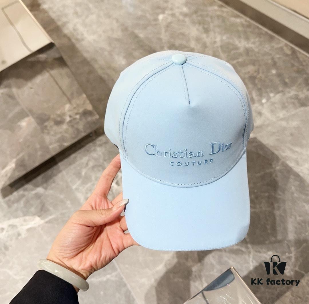 Dior Spring Summer Vintage Print Baseball Cap Knit Fisherman Hat