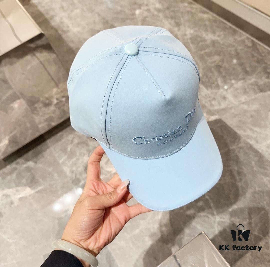 Dior Spring Summer Vintage Print Baseball Cap Knit Fisherman Hat