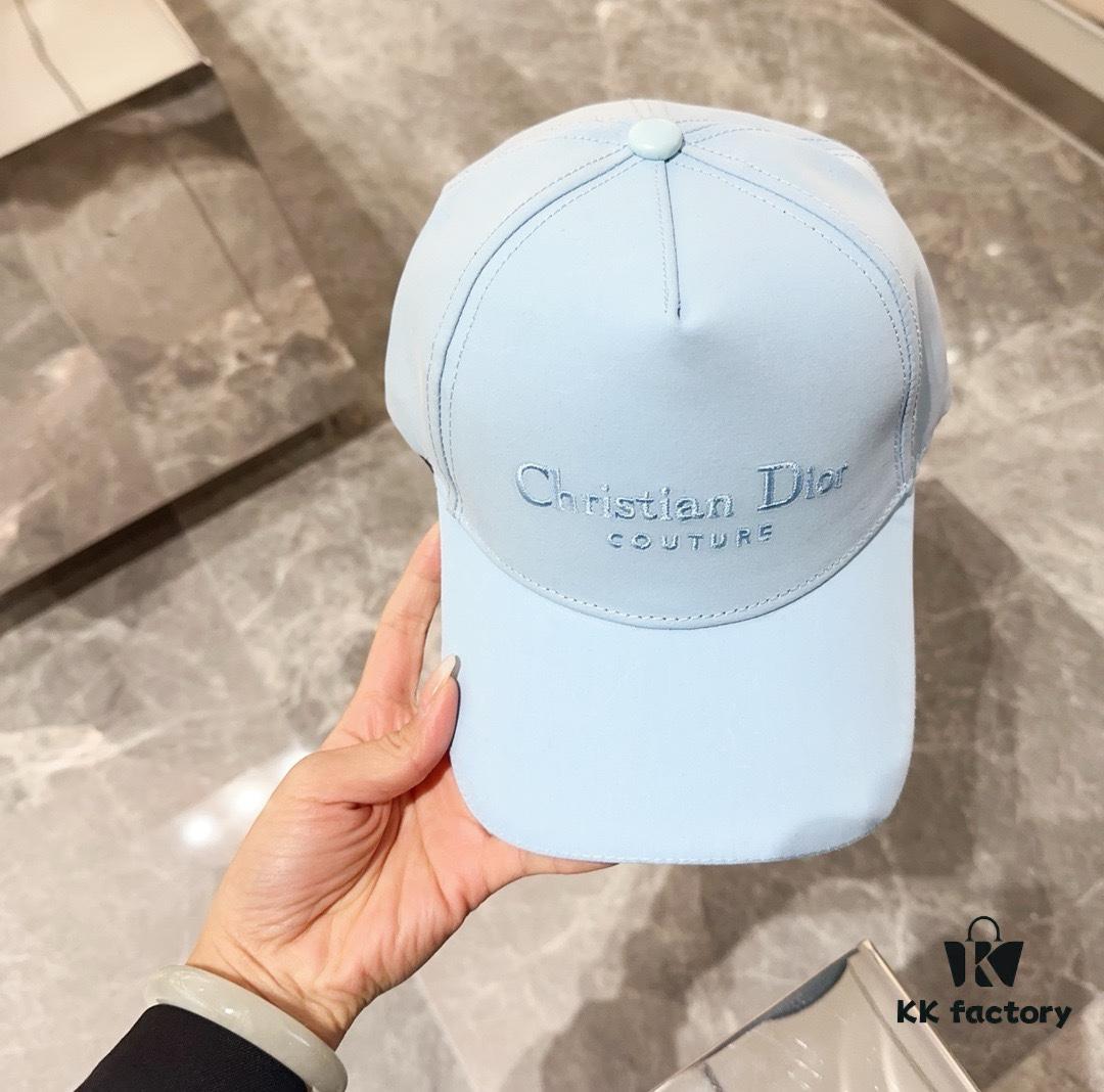 Dior Spring Summer Vintage Print Baseball Cap Knit Fisherman Hat