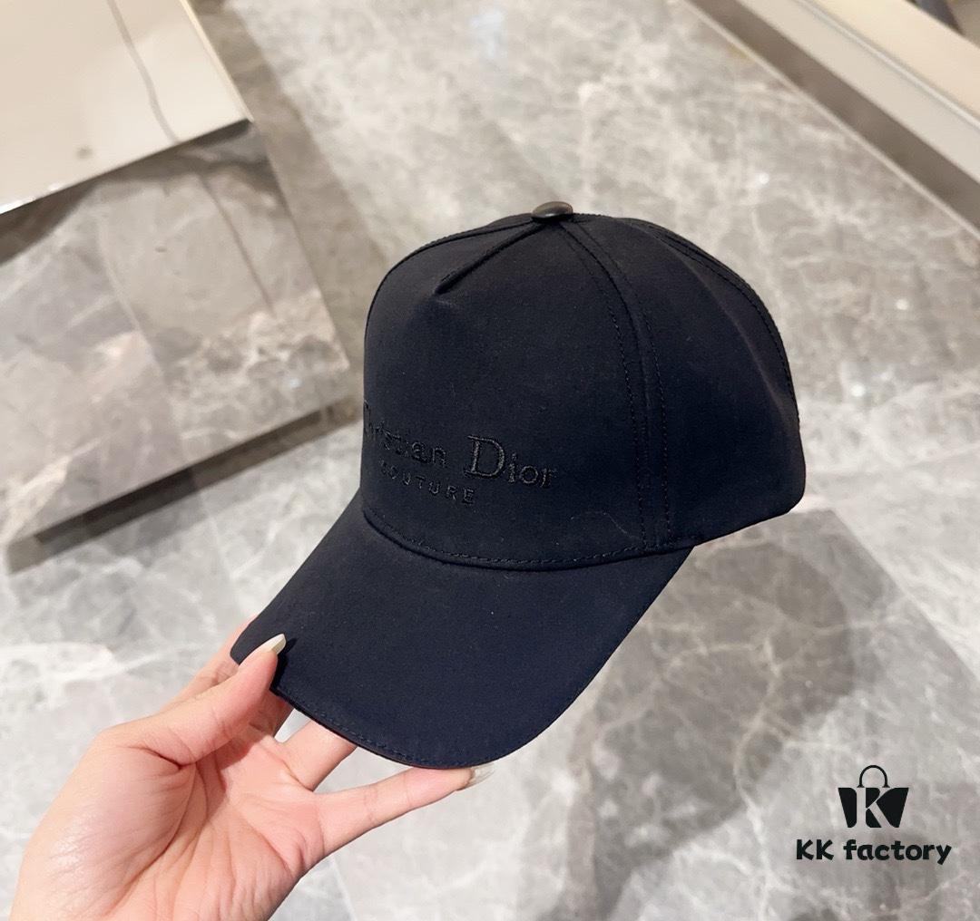 Dior Spring Summer Vintage Print Baseball Cap Fisherman Hat Knit Hat